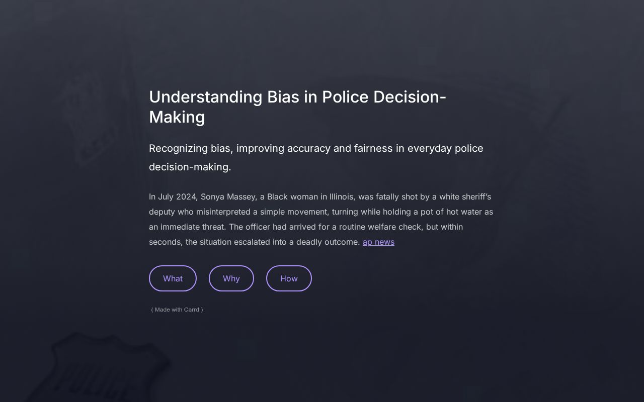 Carrd profile picture for @policing